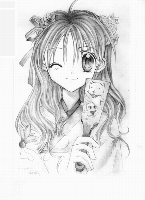素描动漫，日常之美好，友情之深厚