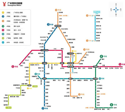 广州最新地铁路线图，科技引领城市交通，便捷出行新时代