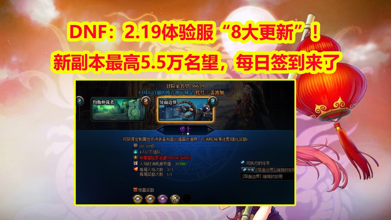 DNF体验服最新更新深度解读与体验分享